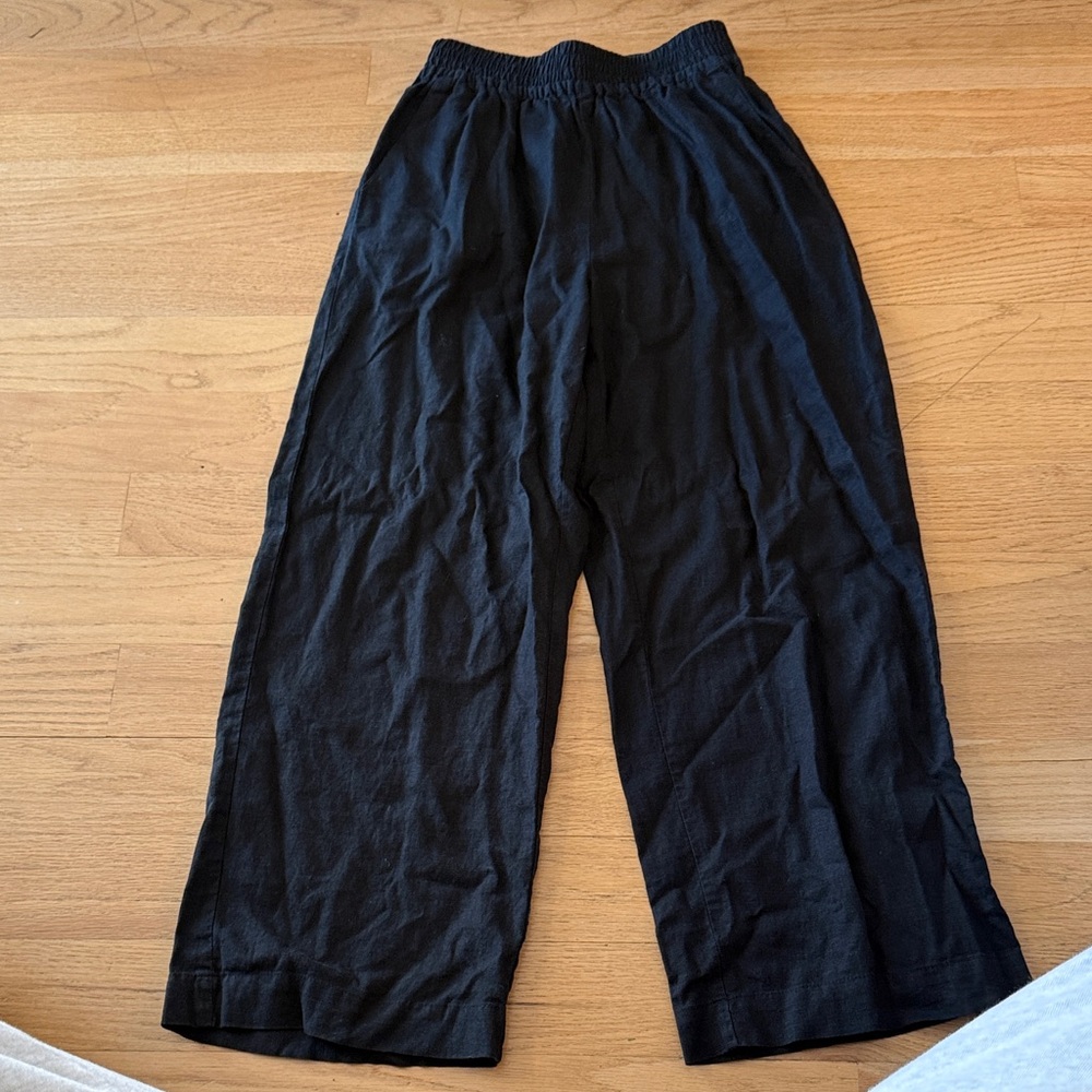 Treasure & Bond Charcoal Smocked Pants